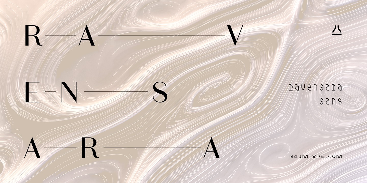 Пример шрифта Ravensara Sans